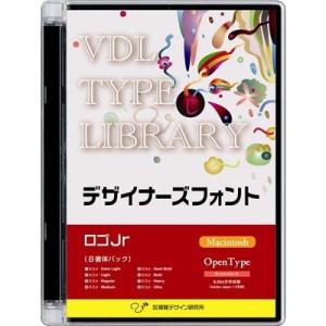 視覚デザイン研究所 31000 VDL TYPE LIBRARY デザイナーズフォント OpenType  Macintosh ロゴJr ファミリーパック