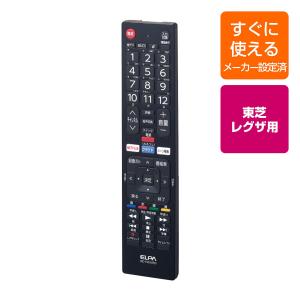 エルパ テレビリモコン 東芝 レグザ用 RC-TV019TO｜dentendo