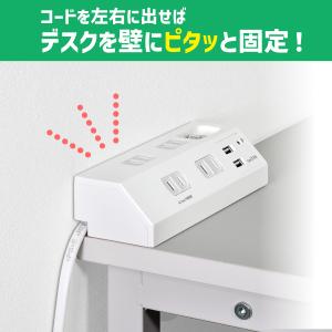 エルパ ガッチリ電源タップ 集中スイッチ AC...の詳細画像5