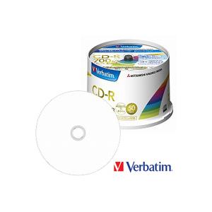 三菱化学メディア Verbatim 1回記録用 CD-R 700MB 50枚 SR80FP50V2｜dentendo