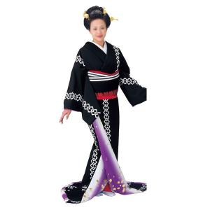 裾引き(引き摺り)着物 舞台 衣装 舞踊 日本舞踊 民踊 新舞踊 芸者 踊り 
