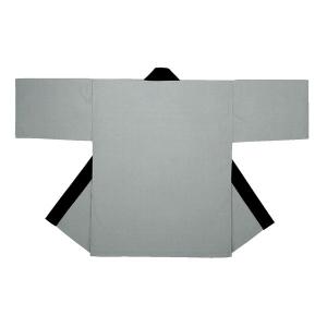 無地 法被 半纏 半被 半天 袢天 (グレー) 綿100% 祭り