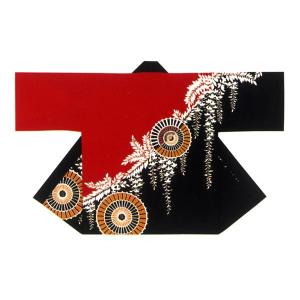 法被 半纏 半被 半天 袢天 (紫) 綿100% 藤に傘 祭り 衣装 大祭 祭禮