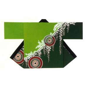 祭り 半纏 長 法被 はっぴ 小紋 メンズ レディース 袢天 祭半纏 半天