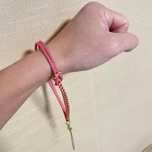 くみひもストラップ 手首に入る!! 本結び レ...の詳細画像3