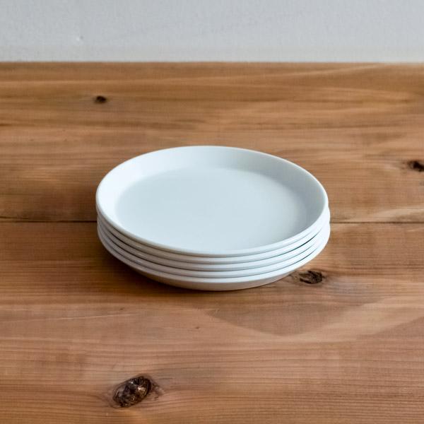 TY Round Plate White 80mm 5個セット ( 1616 / arita jap...