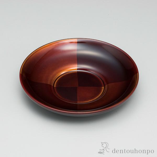 茶托 市松白檀 5枚 ( 退職祝い 定年 茶たく 湯のみ 湯呑み 日本茶 おすすめ 越前漆器 結婚 ...