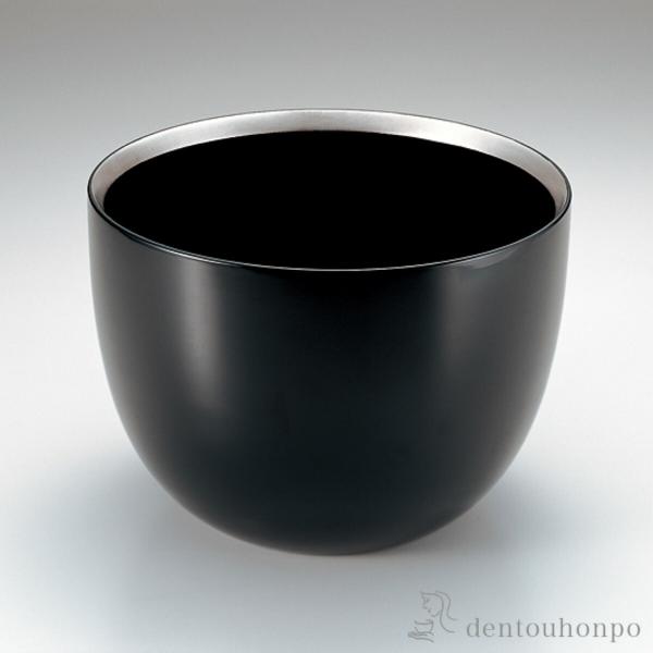 ワインクーラー 縁銀 黒 ( 退職祝い 定年 おしゃれ 酒 和風 アイスペール 氷入れ 越前漆器 結...