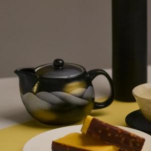 岩鋳（IWACHU） 南部鉄器 急須 カエデ 紫紺 5型 茶こし付 ( 岩鋳