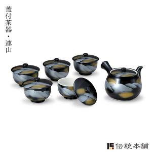 煎茶道具 煎茶器セット 京焼き 色絵 唐子 高野昭阿弥作 5客組湯のみ 宝
