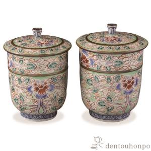 京焼 清水焼 花変わりお茶呑み茶碗揃え 陶あん : 松韻堂 Yahoo!店