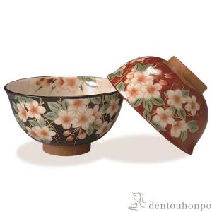 京焼 清水焼 白掛彩草花お茶呑茶碗揃え 陶あん : 松韻堂 Yahoo!店