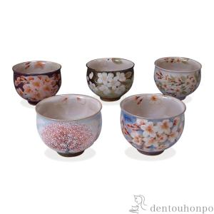 京焼 清水焼 紅白梅夫婦湯呑みと夫婦茶碗セット 陶あん : 松韻堂 Yahoo