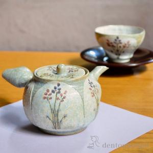新品未使用赤絵茶器5客セット急須付き