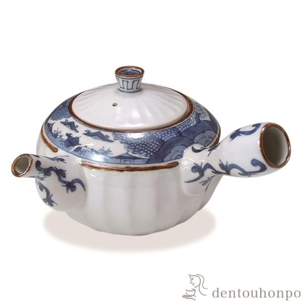 急須 帯山水 ( 名入れ有料 退職祝い 定年 ティーポット お茶 煎茶 日本茶 おすすめ 清水焼 京...