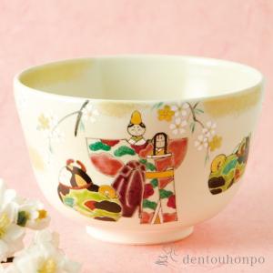 茶道具 抹茶碗 色絵撫子抹茶碗 夏茶碗 平茶碗 : 台所の道具屋筋 - 通販