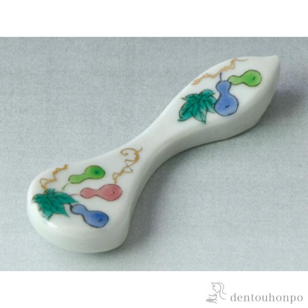 箸置 色絵六瓢 5個セット ( 名入れ有料 退職祝い 定年 ギフトセット 結婚祝い 箸休め はしおき...