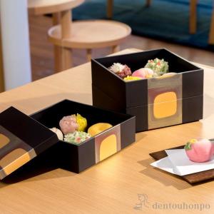 ササキ工芸 JUBAKO birch(重箱 オシャレ 二段 器 おせち お正月 正月