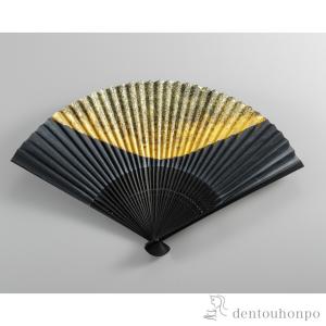 金沢箔扇子 箔美 海月 ( 箔一 おしゃれ ブランド せんす 和柄 うちわ