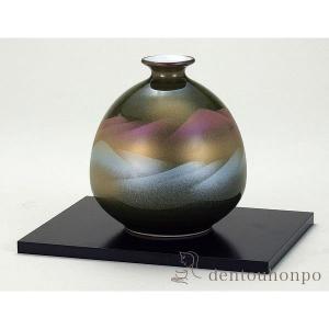 九谷焼 九谷勇峰作 花器九谷焼/九谷勇峰作 花鳥 花瓶 ギフト 中古 代引