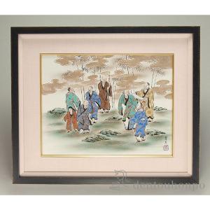 九谷焼 陶額 南天 ( 置物 額飾り 陶板 陶板画 法人 アートパネル