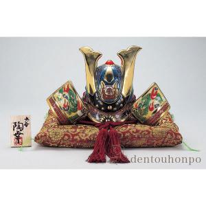 久月 名入れ木札無料 五月人形 兜収納飾り 紺糸縅 紫檀 伊達政宗 大越