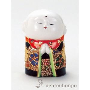 純金製 お地蔵様 おかげさま ガラスケース付き ( 光則（金工芸） 木札