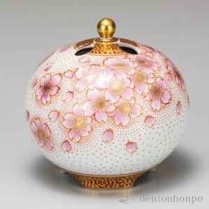 九谷焼　香炉 九谷焼 香炉 切立青粒香炉 木箱入り item no.1f079 : ハマダヤ食器店