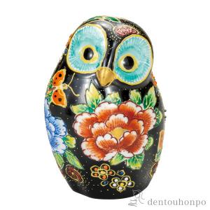 純金 アートレリーフ フクロウ ( 光則（金工芸） 額縁 飾り フレーム