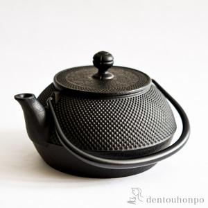 岩鋳 南部鉄器 鉄瓶 7型 特製アラレ紋 内面...の詳細画像1