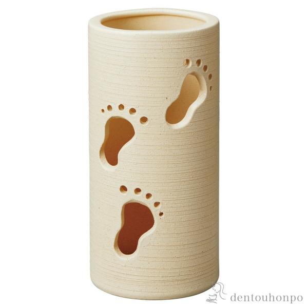 傘立て ステップ オフホワイト ( へちもん スリム 玄関 お店 高級 おすすめ 信楽焼 周年 創立...