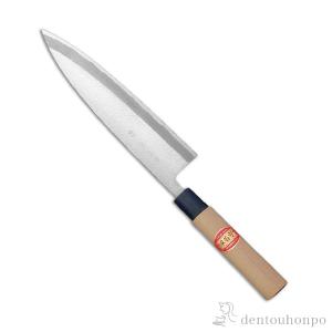 和包丁 堺菊守 銀3（水牛柄） 出刃 150mm 1本 名入れ彫刻無料