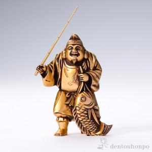 純金 大黒様 15g ( 光則（金工芸） 木札名入れ有料 恵比寿 大黒 宝船