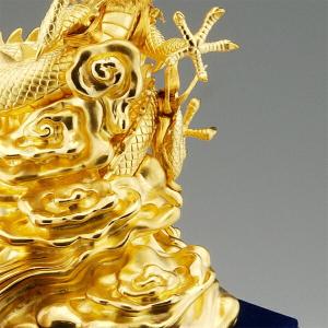 純金 瑞雲昇龍 B 650g ( 光則(金工芸...の詳細画像2