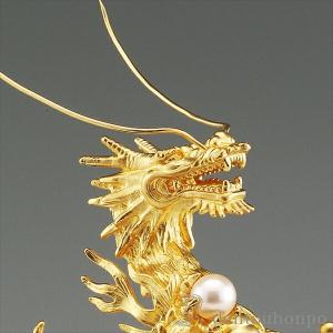 純金 瑞雲昇龍 D 55g ( 光則(金工芸)...の詳細画像1