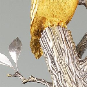 純金 フクロウ 600g 2羽 ( 光則(金工...の詳細画像3