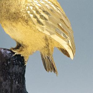 純金 フクロウ A 800g ( 光則(金工芸...の詳細画像2