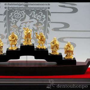純金 吉祥七福神 A 300g ( 光則(金工...の詳細画像2