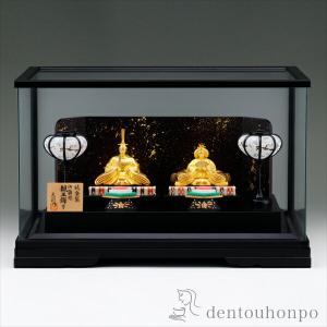 名入れ木札無料 純金 御雛様 親王飾り A 85g ( 光則（金工芸） コンパクト お雛様 おひなさま ひなまつり 人気 東京銀器（金工芸） 雛の節句 桃の節句 )