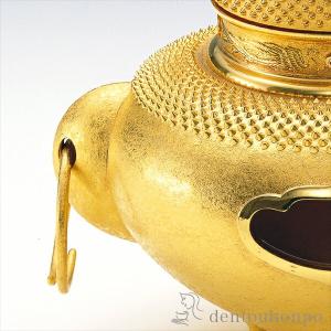 純金 風炉 岩石 8号 ( 光則(金工芸) 茶...の詳細画像3