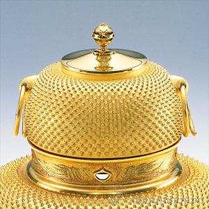 純金 茶釜 霰 4.5号・700g ( 木札名...の詳細画像1