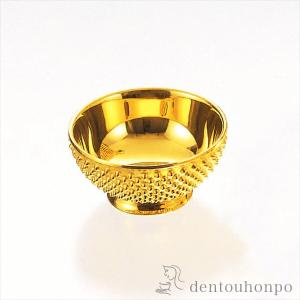 純金 猪口 霰 70g 単品 ( 木札名入れ有料 高級 コレクション 美術品 工芸品 伝統 東京銀器（金工芸） 周年 創立 上場 竣工 開店 事務所移転 開業 プレゼント )