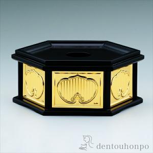 純金 飾り付りん台 C 48g・おりん3寸用 ( 光則（金工芸） 木札名入れ有料 お寺 仏壇 ブランド おすすめ 人気 東京銀器（金工芸） プレゼント お祝い )