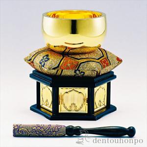純金 飾り付りん台 D 36g・おりん2.5寸...の詳細画像2