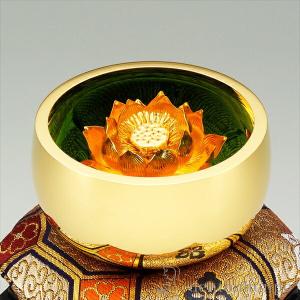 純金 蓮飾り 2寸・40g ( 光則(金工芸)...の詳細画像3
