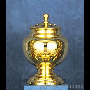 純金 香炉 400g ( 光則（金工芸） 木札名入れ有料 お寺 仏壇 ブランド おすすめ 人気 東京銀器（金工芸） プレゼント お祝い お返し お礼 令和 海外 )