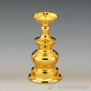 純金 火立 ダルマ型 中・170g ( 光則（金工芸） 木札名入れ有料 お寺 仏壇 ブランド おすすめ 人気 東京銀器（金工芸） プレゼント お祝い お返し お礼 令和 )