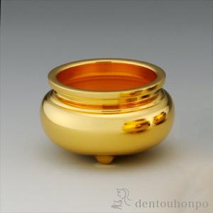 純金 線香立 3寸・300g ( 光則(金工芸)...の商品画像
