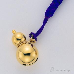 開運お守り根付K18金鈴中達磨携帯ストラップキーホルダー縁起物