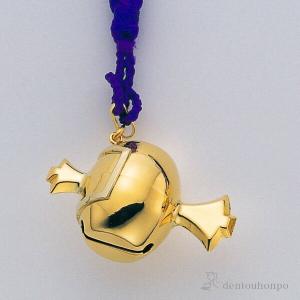 18金 キーホルダー 小判 大 根付 K18 鈴 携帯ストラップ 長寿